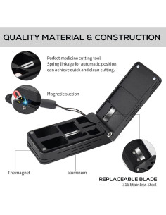Cortador de Pastillas Profesional Minlen con 2 Cuchillas Reemplazables 2