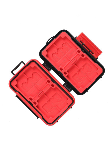 Estuche LYNCA para 24 Tarjetas de Memoria Resistente al Agua