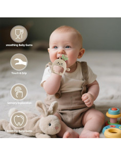 Mordedor de Silicona Chuya Bunny para Bebés 0-24 Meses 2