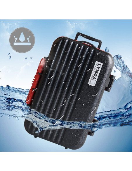 Estuche LYNCA para 24 Tarjetas de Memoria Resistente al Agua