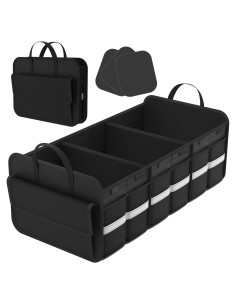 Organizador de Maletero THXEVER Plegable 67L Negro