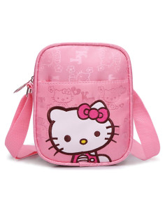 Bolsa Mini Rosa para Niñas - Lona Oxford 14x5.1x18 cm