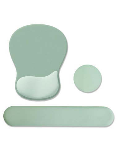 Alfombrilla de Ratón Ergonómica NEENALO con Reposamuñecas Verde