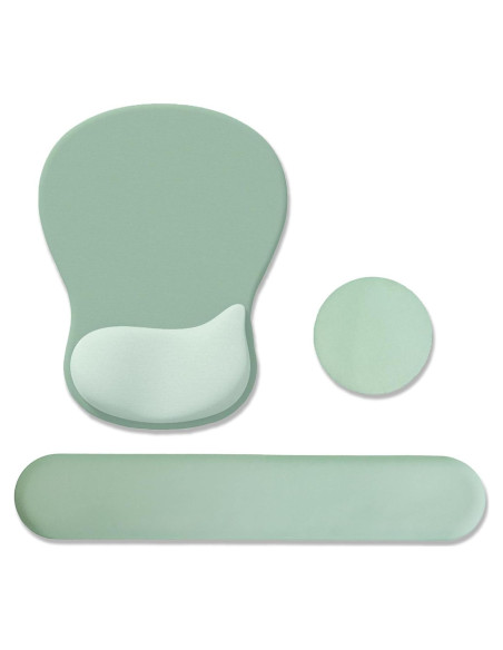Alfombrilla de Ratón Ergonómica NEENALO con Reposamuñecas Verde