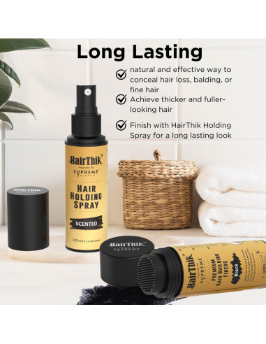 Kit de Fibras para Cabello Supreme Trimmer 25G Negro