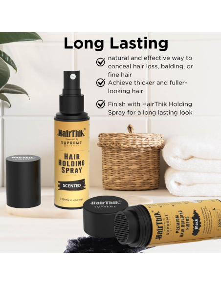 Kit de Fibras para Cabello Supreme Trimmer 25G Negro