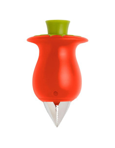 Descorazonador de Tomates Chef'n Hullster Acero Inoxidable