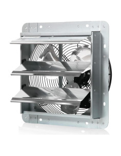 Ventilador Extractor de Pared KEN BROWN 12" Aluminio 1800CFM