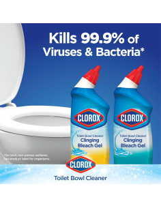 Limpiador de Inodoro Clorox Gel 2 Paquetes 710 ml Brisa Oceánica 2