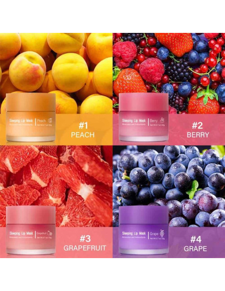 Mascarilla Labial de Noche Fovcos - Hidratante Baya 59g