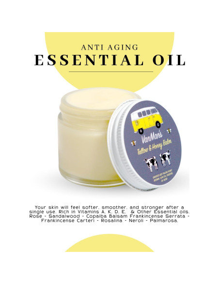 Bálsamo de Sebo y Miel Vanman 70.87g - Hidratante Facial