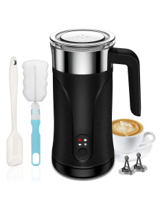 Espumador de Leche Ovetedot 300ml 4-en-1 Automático Negro