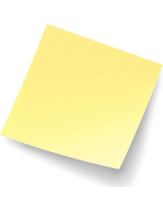 Notas Post-it Amarillo Canario 7.6x7.6 cm 4 Blocs 50 Hojas 2