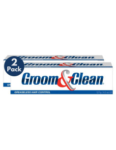 Groom & Clean Crema Estilizar Cabello Hombre 2x4.5oz Sin Grasa