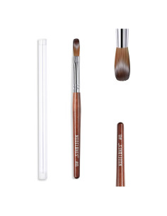 Pincel para Uñas Acrílicas Modelones 100% Pelo Kolinsky Tamaño 8