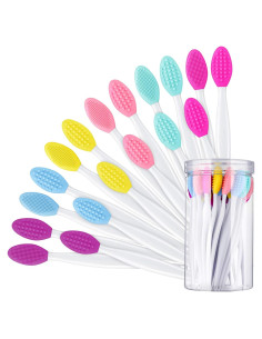 24 Cepillos Exfoliantes de Silicona Patelai para Labios