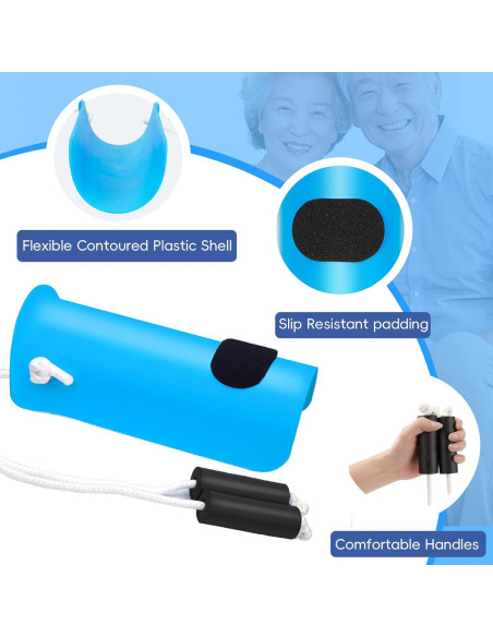 Asistente para Poner Calcetines Yitobecka Azul - Fácil Uso