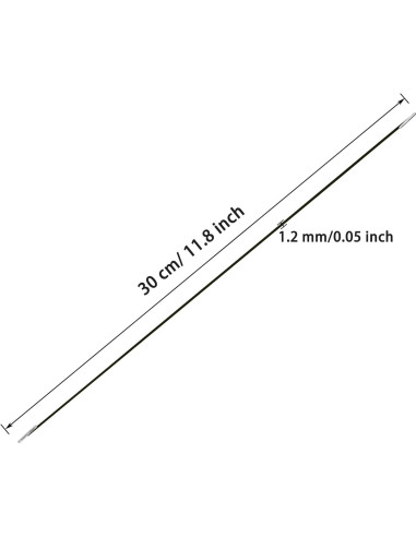 Cuerdas Elásticas con Extremos Metálicos ONLYKXY 60pcs 30cm