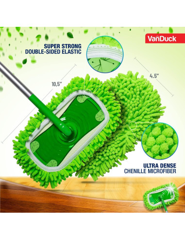 Repuesto Mopa VanDuck Microfibra 2 Paquetes para Swiffer