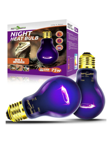 Lámpara de Calor Nocturna para Reptiles REPTI ZOO 75W E26/E27