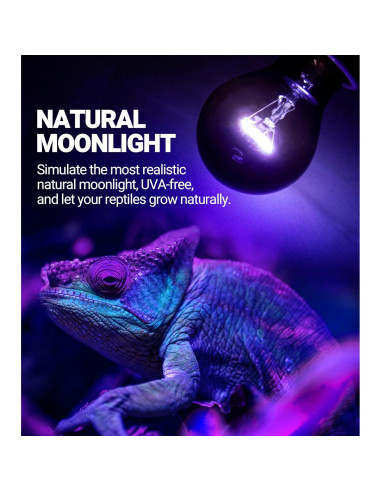 Lámpara de Calor Nocturna para Reptiles REPTI ZOO 75W E26/E27