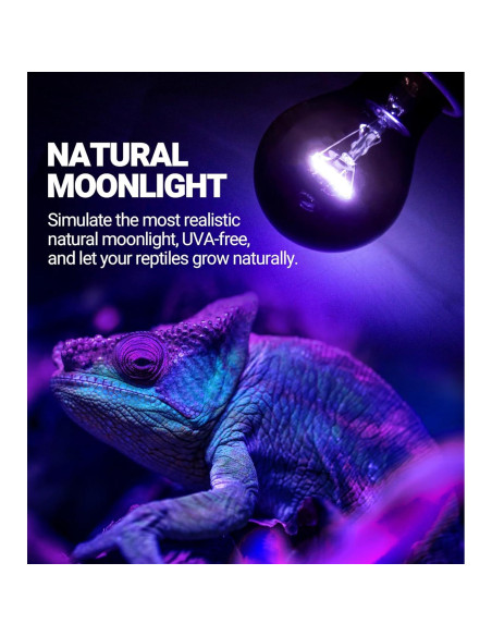 Lámpara de Calor Nocturna para Reptiles REPTI ZOO 75W E26/E27