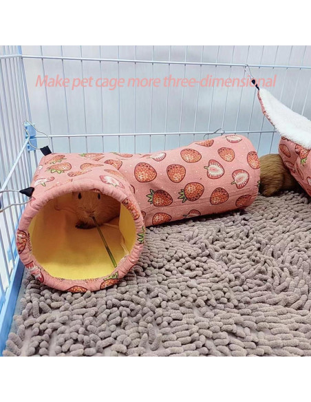 Hamaca y Túnel Esquinero EAEDMY para Hurones y Cobayas