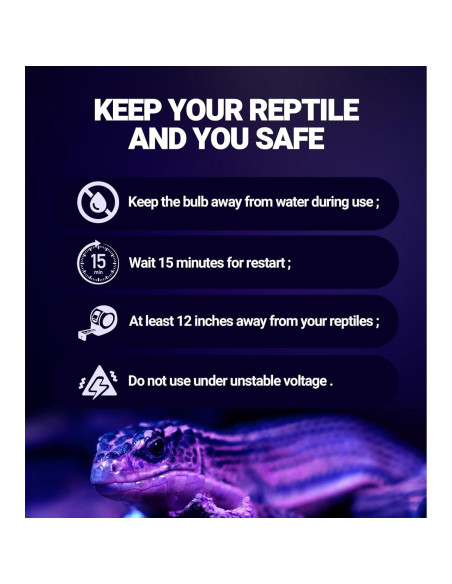 Lámpara de Calor Nocturna para Reptiles REPTI ZOO 75W E26/E27