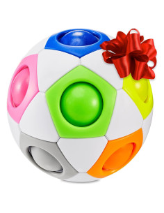 CUBIDI Bola Arcoíris Original - Rompecabezas 3D para Niños 6-10 Años