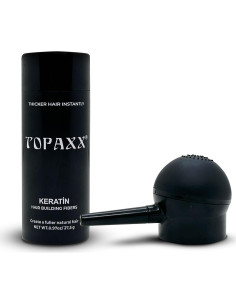 Kit Fibras para Cabello Topaxx Marrón Medio - Engrosador 2