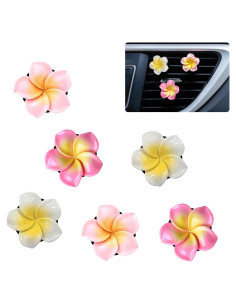 6 Clips Ambientador de Aire para Auto UPCSKDA Flor de Huevo