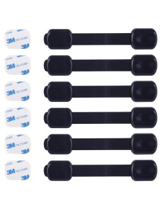 Bloqueos de Seguridad para Gabinetes CUTESAFETY - 6 Unidades Ajustables