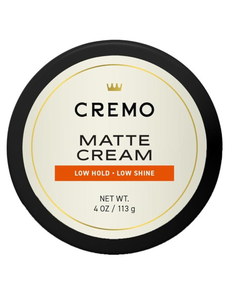 Cremo Crema para Peinar Matte, Fijación Ligera 113g