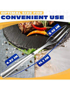 Tenedor de Carving HELVETIOS de Acero Inoxidable 27.94 cm 2