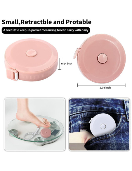 Cinta Métrica Retráctil Doble Cara 150 cm LL FCBDA - 4 Piezas Cinta Métrica Retráctil Doble Cara 150 cm LL FCBDA - 4 Piezas