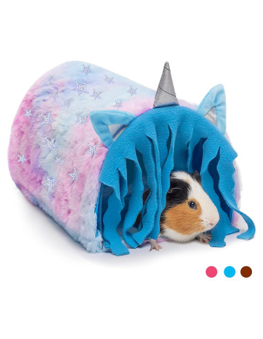Casa Túnel para Cobayas PAWNISAW 30x17.8x14.7 cm Azul