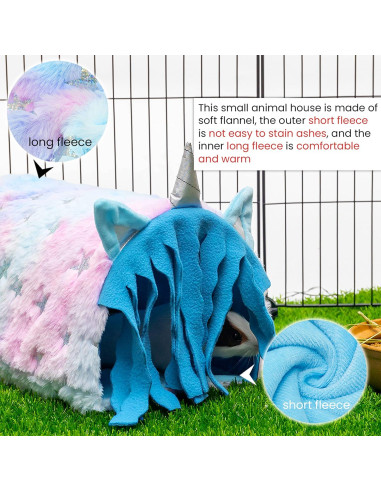 Casa Túnel para Cobayas PAWNISAW 30x17.8x14.7 cm Azul