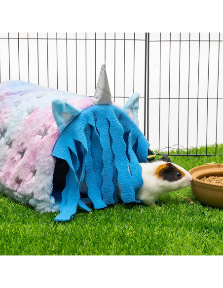 Casa Túnel para Cobayas PAWNISAW 30x17.8x14.7 cm Azul