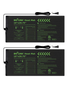 Almohadilla Térmica BN-LINK 10x20.75" - 2 Paquete para Plántulas