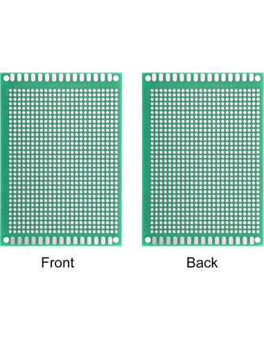 Placa PCB Doble Cara 7x10cm uxcell para Proyectos Electrónicos