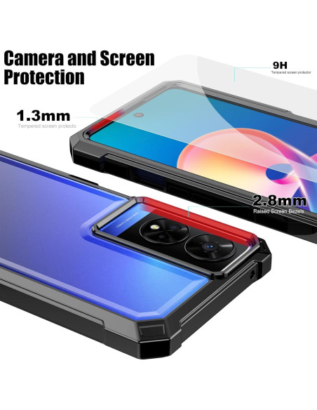 Funda Ailiber para TCL 50 XE Nxtpaper con Protector de Pantalla