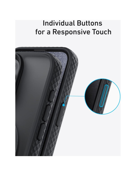 Funda Magnética Anker MagGo para iPhone 15, Ultra-Fina, Negra