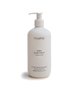 Loción Corporal Orgánica para Bebés Mushie 400 mL Sin Fragancia
