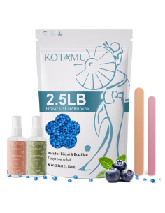 Cera Dura KOTAMU 1.13kg para Depilación Facial y Corporal