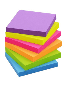 Notas Adhesivas Cuadradas Winner Aura 7.6x7.6 cm 12 Pzs 2