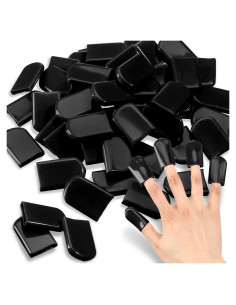 Loopeer 50 Pcs Protectores de Uñas UV para Bronceado 2.4x4 cm