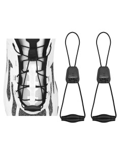 Cintas de Zapato Finas Salomon 1.5mm Negras Sin Atar