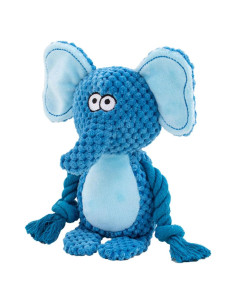 Juguete de Peluche para Perros TONYFY Elefante Azul 23.9cm