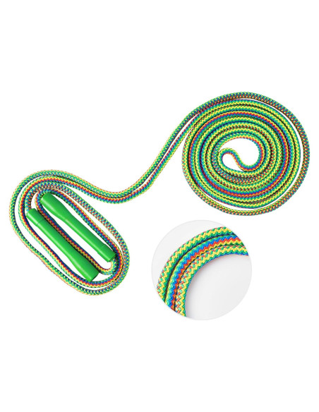 Cuerda de Salto Doble Holandesa LAON 6 m Arcoíris Antideslizante