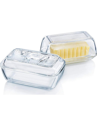 Plato de Mantequilla Luminarc Arc Internacional 16.9x10.5 cm